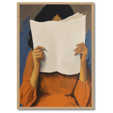 Indlæs billede til gallerivisning Fordybelse Plakat Plakana 21x30 cm (A4) Egetræ