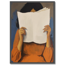 Indlæs billede til gallerivisning Fordybelse Plakat Plakana 21x30 cm (A4) Sort egetræ