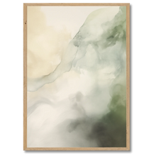 Indlæs billede til gallerivisning Forest Mist Plakat Plakana 21x30 cm (A4) Egetræ