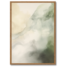 Indlæs billede til gallerivisning Forest Mist Plakat Plakana 21x30 cm (A4) Mørk egetræ