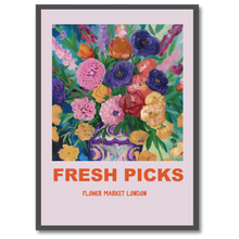Indlæs billede til gallerivisning Fresh Picks - London Plakat