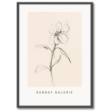 Indlæs billede til gallerivisning Galerie Sunday Plakat Plakana 21x30 cm (A4) Sort egetræ