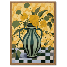 Indlæs billede til gallerivisning Golden Harmony Plakat Plakana 21x30 cm (A4) Mørk egetræ