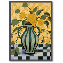 Indlæs billede til gallerivisning Golden Harmony Plakat Plakana 21x30 cm (A4) Sort egetræ