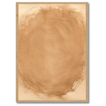 Indlæs billede til gallerivisning Harmonic Layers Plakat Plakana 21x30 cm (A4) Egetræ