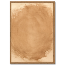 Indlæs billede til gallerivisning Harmonic Layers Plakat Plakana 21x30 cm (A4) Mørk egetræ