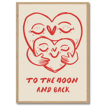 Indlæs billede til gallerivisning Infinite Love Plakat Plakana 21x30 cm (A4) Egetræ