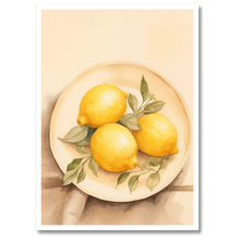 Indlæs billede til gallerivisning Lemon Symphoni Plakat by Plakana, 21x30 cm (A4), Ingen ramme