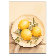 Indlæs billede til gallerivisning Lemon Symphoni Plakat by Plakana, 21x30 cm (A4), Ingen ramme