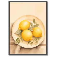 Indlæs billede til gallerivisning Lemon Symphoni Plakat by Plakana, 21x30 cm (A4), Ingen ramme