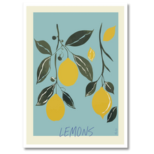 Indlæs billede til gallerivisning Lemons Plakat by Plakana, 21x30 cm (A4), Ingen ramme