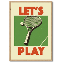 Indlæs billede til gallerivisning Let's Play Plakat