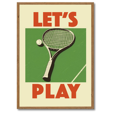 Indlæs billede til gallerivisning Let's Play Plakat