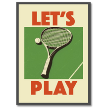 Indlæs billede til gallerivisning Let's Play Plakat