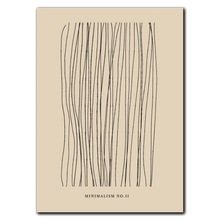 Indlæs billede til gallerivisning Minimalism No. 2 Plakat Plakana 21x30 cm (A4) Ingen ramme