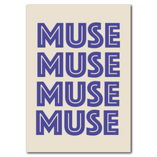 Indlæs billede til gallerivisning Muse No. 3 Plakat Plakana 21x30 cm (A4) Ingen ramme