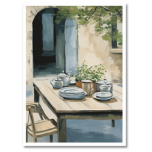 Indlæs billede til gallerivisning Peaceful Moment Plakat Plakana 21x30 cm (A4) Hvid Egetræ