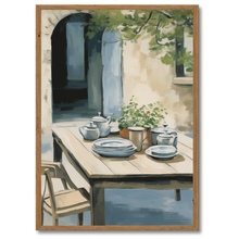 Indlæs billede til gallerivisning Peaceful Moment Plakat Plakana 21x30 cm (A4) Mørk egetræ