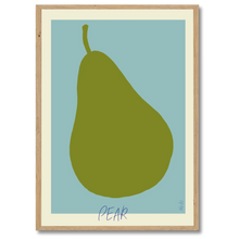 Indlæs billede til gallerivisning Pear No. 1 Plakat Plakana 21x30 cm (A4) Egetræ