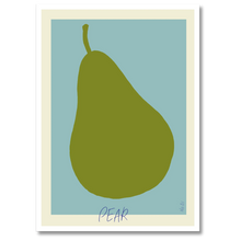 Indlæs billede til gallerivisning Pear No. 1 Plakat Plakana 21x30 cm (A4) Hvid Egetræ