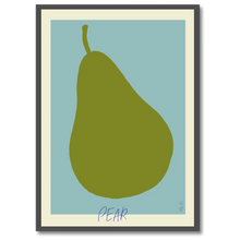 Indlæs billede til gallerivisning Pear No. 1 Plakat Plakana 21x30 cm (A4) Sort egetræ