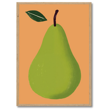 Indlæs billede til gallerivisning Pear No. 3 Plakat by Plakana, 21x30 cm (A4), Ingen ramme