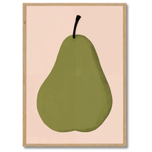 Indlæs billede til gallerivisning Pear No. 2 Plakat Plakana 21x30 cm (A4) Egetræ