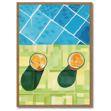 Indlæs billede til gallerivisning Poolside Lemons Plakat