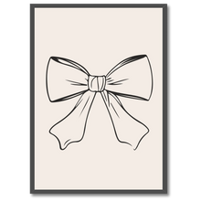Indlæs billede til gallerivisning Ribbon No. 2 plakat Plakana 21x30 cm (A4) Sort egetræ