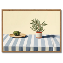 Indlæs billede til gallerivisning Scandinavian Minimalism Plakat Plakana 21x30 cm (A4) Mørk egetræ