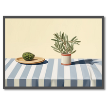 Indlæs billede til gallerivisning Scandinavian Minimalism Plakat Plakana 21x30 cm (A4) Sort egetræ