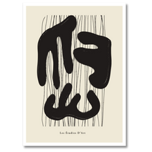 Indlæs billede til gallerivisning Sculptural Lines Plakat