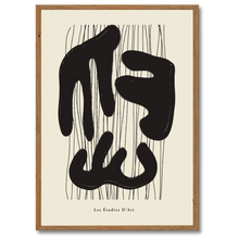 Indlæs billede til gallerivisning Sculptural Lines Plakat