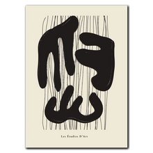 Indlæs billede til gallerivisning Sculptural Lines Plakat