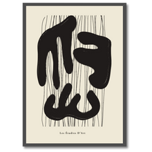 Indlæs billede til gallerivisning Sculptural Lines Plakat