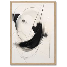 Indlæs billede til gallerivisning Shadows In Motion No. 3 Plakat Plakana 21x30 cm (A4) Egetræ