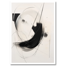 Indlæs billede til gallerivisning Shadows In Motion No. 3 Plakat Plakana 21x30 cm (A4) Hvid Egetræ