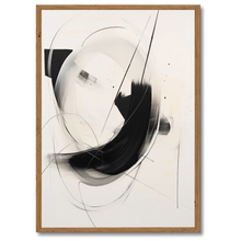 Indlæs billede til gallerivisning Shadows In Motion No. 3 Plakat Plakana 21x30 cm (A4) Mørk egetræ