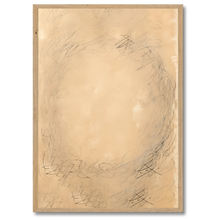 Indlæs billede til gallerivisning Sketch Of Silence Plakat Plakana 21x30 cm (A4) Egetræ