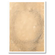 Indlæs billede til gallerivisning Sketch Of Silence Plakat Plakana 21x30 cm (A4) Hvid Egetræ