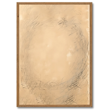 Indlæs billede til gallerivisning Sketch Of Silence Plakat Plakana 21x30 cm (A4) Mørk egetræ