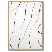 Indlæs billede til gallerivisning Subtle Patterns Plakat Plakana 21x30 cm (A4) Egetræ