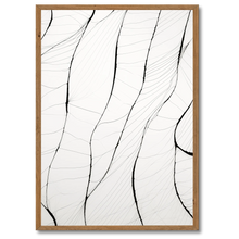 Indlæs billede til gallerivisning Subtle Patterns Plakat Plakana 21x30 cm (A4) Mørk egetræ