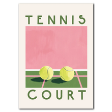 Indlæs billede til gallerivisning Tennis Court Plakat