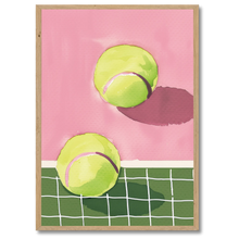 Indlæs billede til gallerivisning Tennis Joy Plakat Plakana 21x30 cm (A4) Egetræ