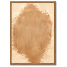 Indlæs billede til gallerivisning Warm Shadow Plakat Plakana 21x30 cm (A4) Mørk egetræ