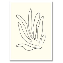 Indlæs billede til gallerivisning Wavy Leaves Plakat