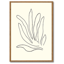 Indlæs billede til gallerivisning Wavy Leaves Plakat