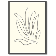 Indlæs billede til gallerivisning Wavy Leaves Plakat