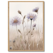 Indlæs billede til gallerivisning Wildflowers Plakat Plakana 21x30 cm (A4) Egetræ